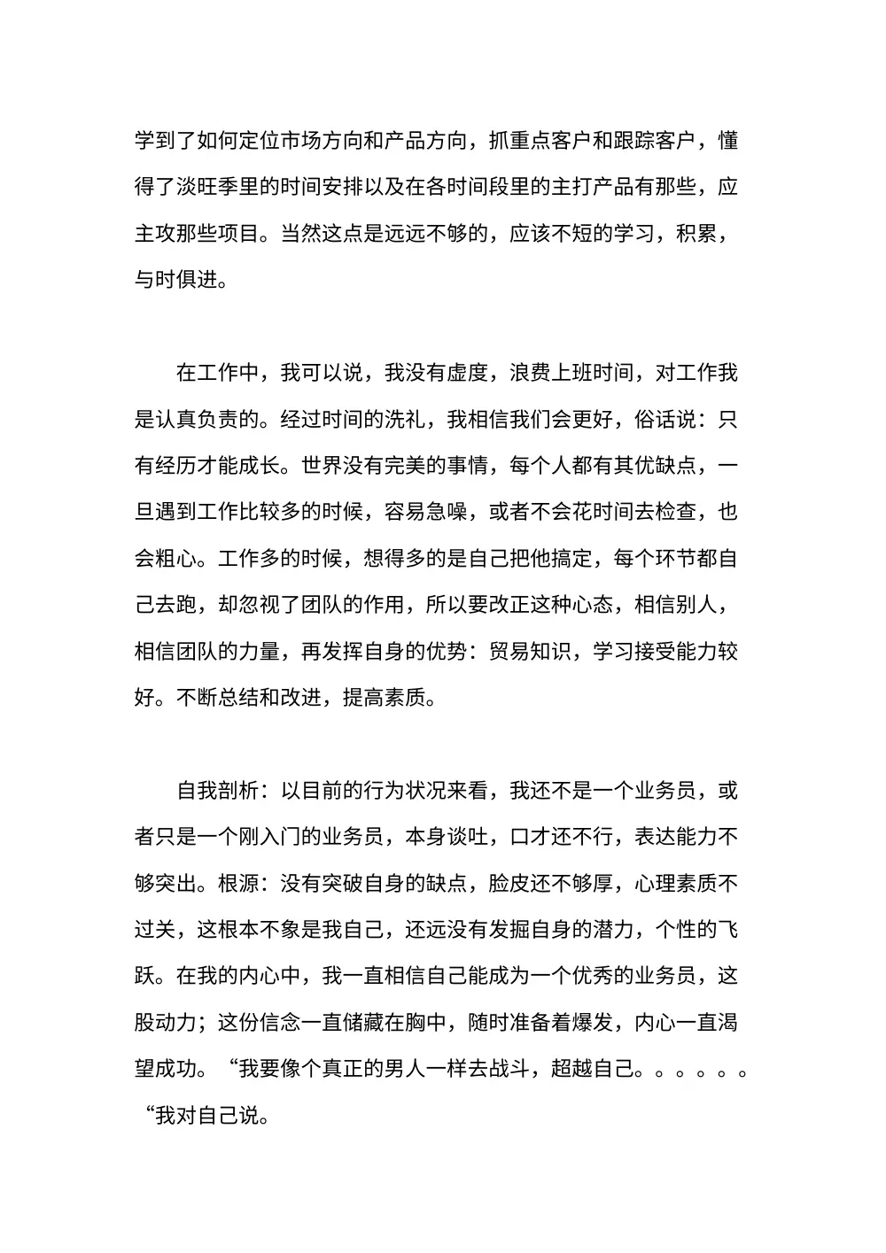 2017销售年终总结发言稿 第3页